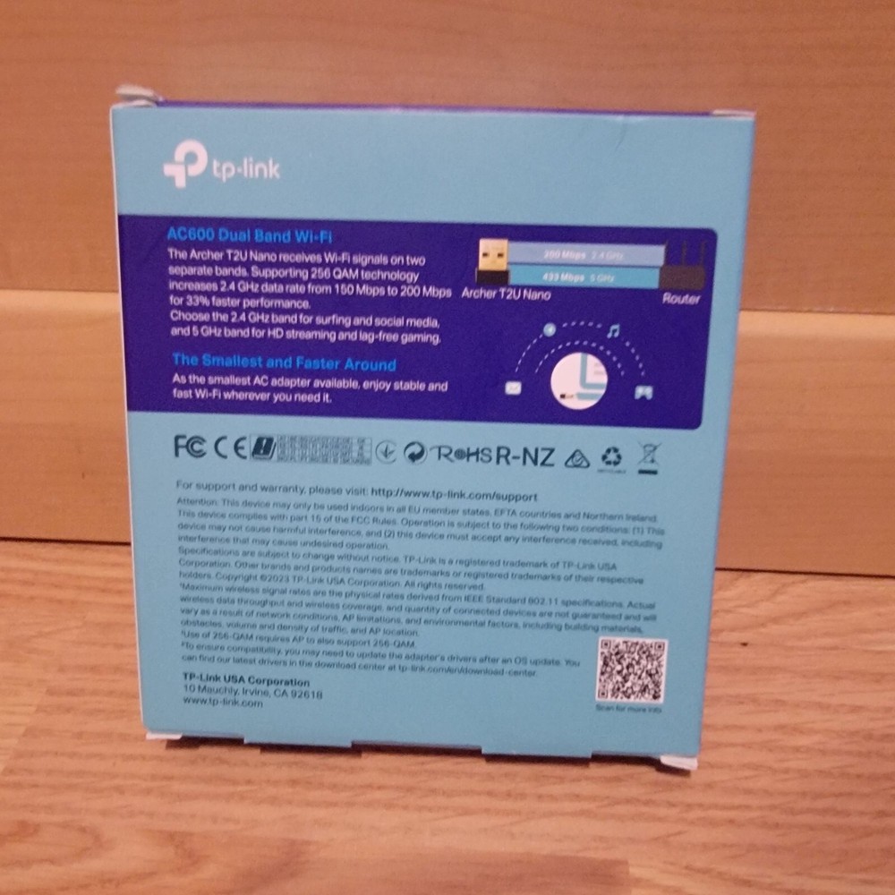 Tp-Link AC600 Archer T2U Nano Wireless USB Adapter