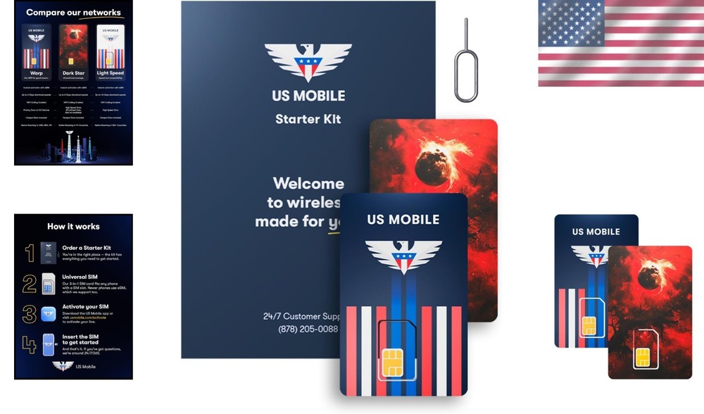 Unlimited Data Plans & Prepaid SIM Options from Us Mobile - Easy Activation!