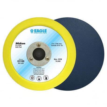 Eagle Abrasives 6” Soft Pads PSA