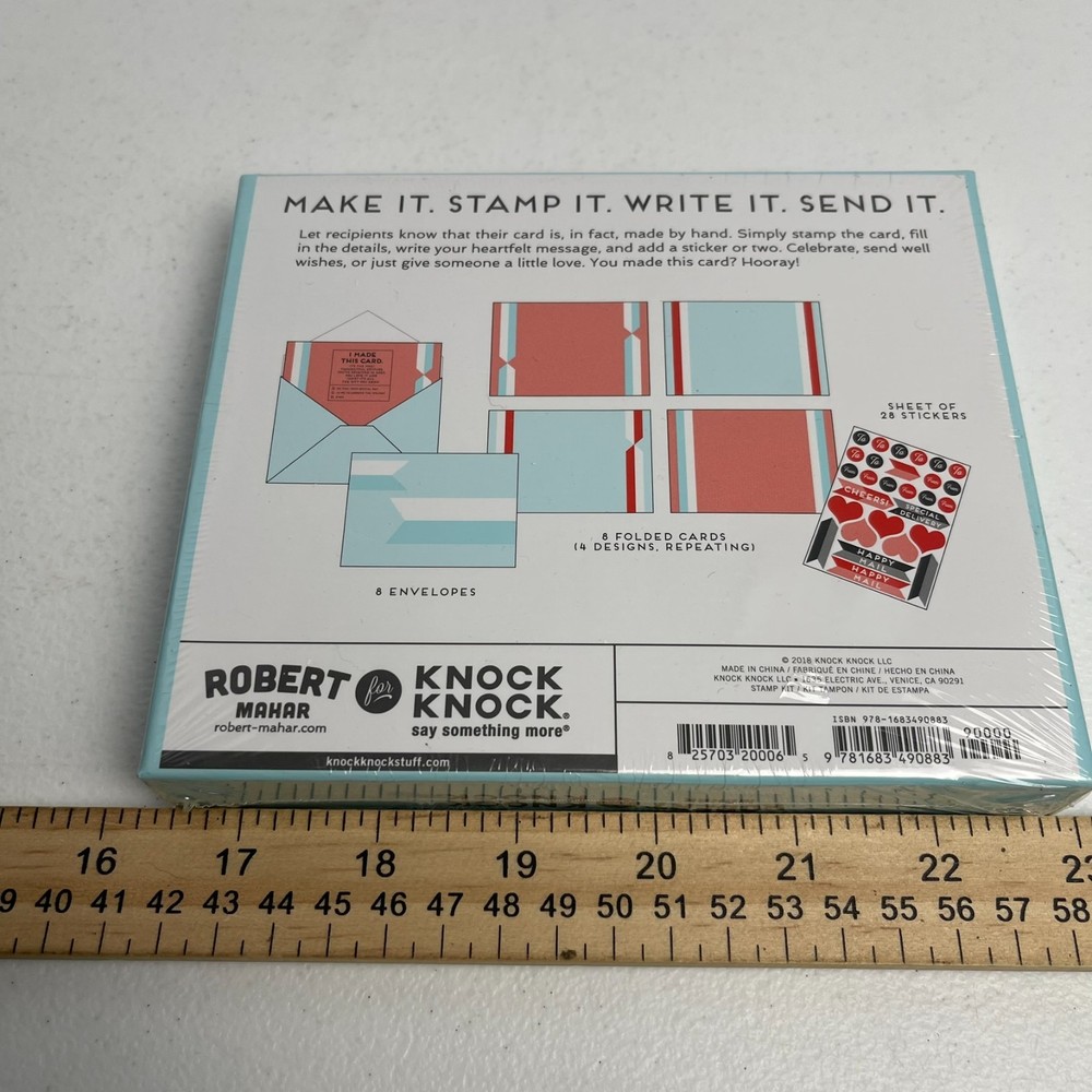 I Made This Card Stamp & Card Kit for DIY Crafts