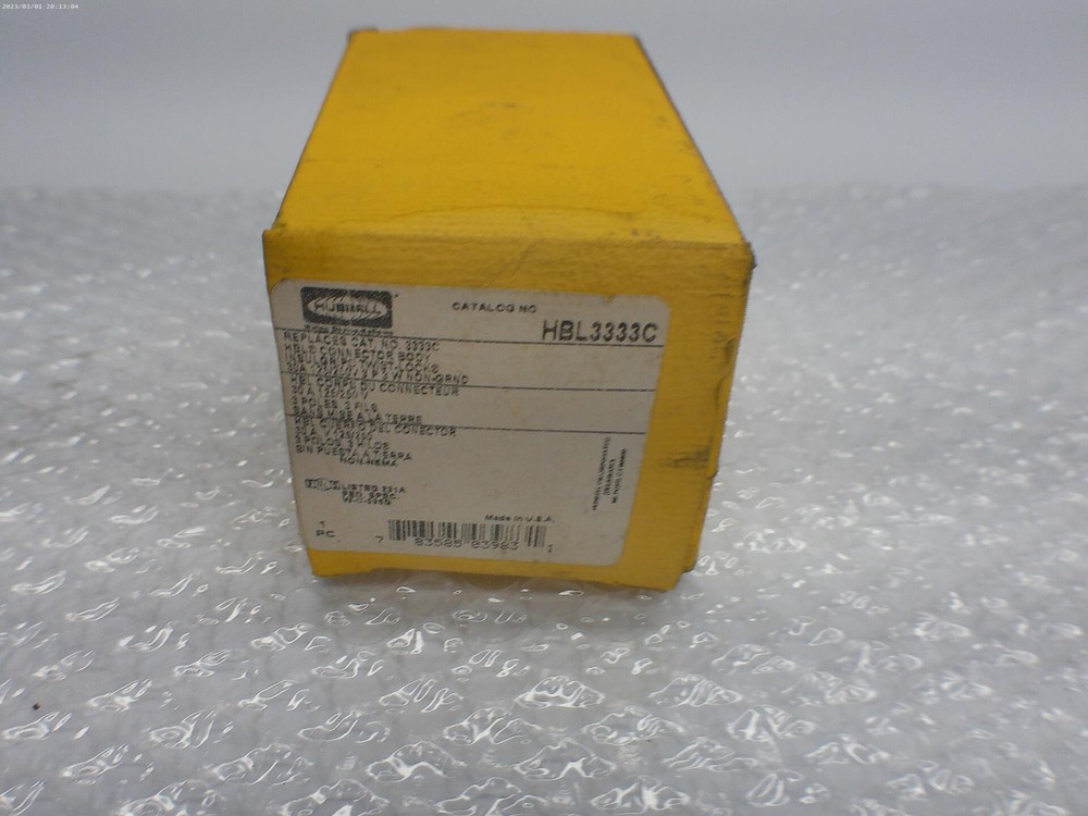 HUBBELL HBL3333C CONNECTOR NSMP