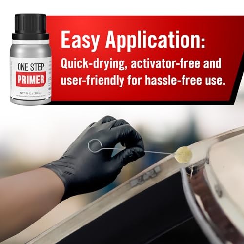 Windshield Primer - Ideal for Windshield Replacement - Promotes Adhesion of