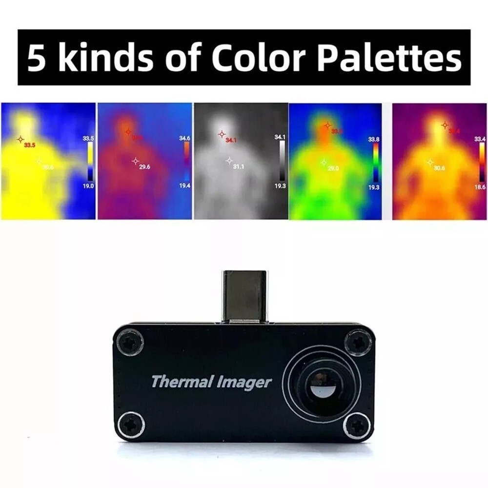 For Android Compatible Infrared Thermal Imaging Camera User Friendly Interface