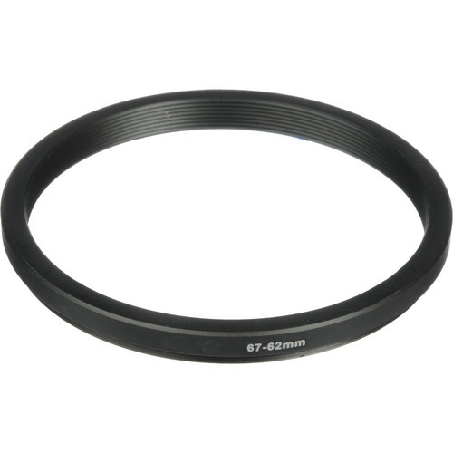 Step-down Camera lens adapter ring 67-62 67mm-62mm Metal Anodized Black, NEW!