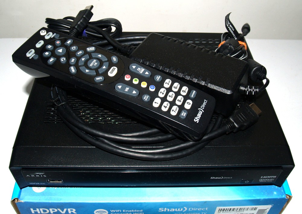 Shaw Direct Arris HDDSR600 SATELLITE RECEIVER Bundle