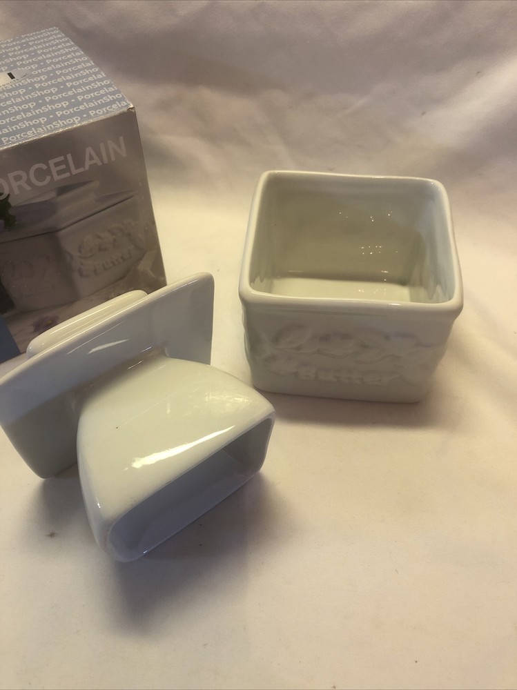 RPI - Butter keeper- White Porcelain
