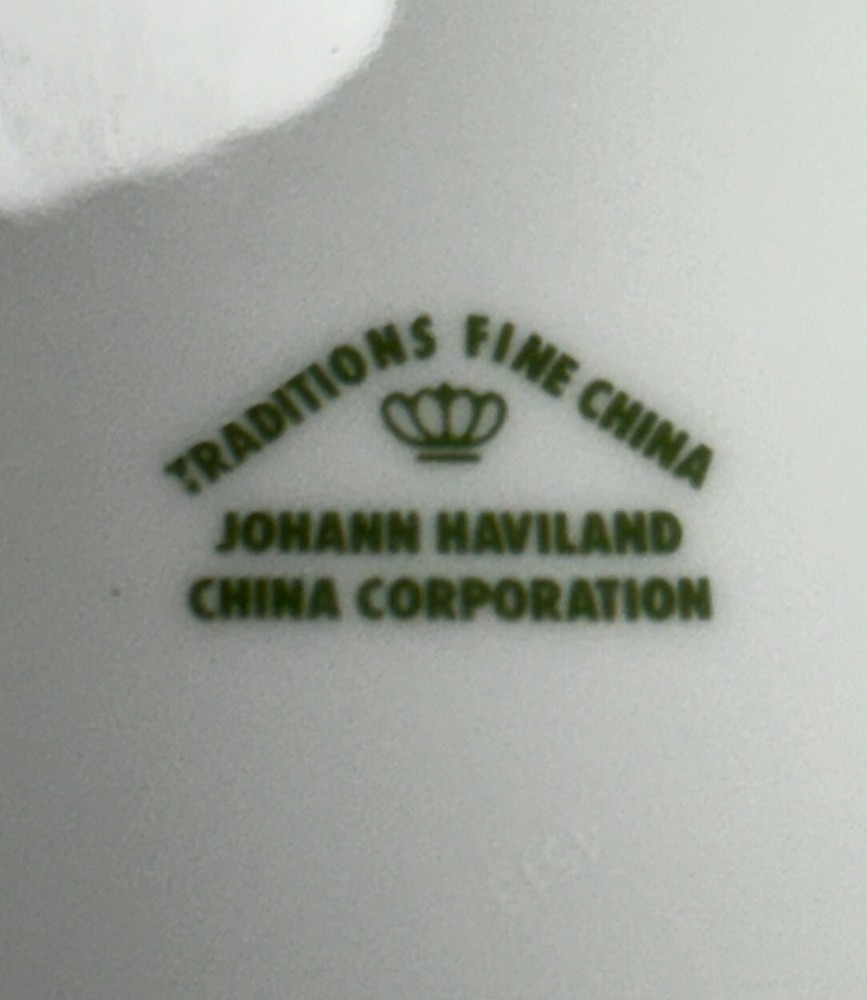 Johann Haviland Rose Bone China Covered Dish