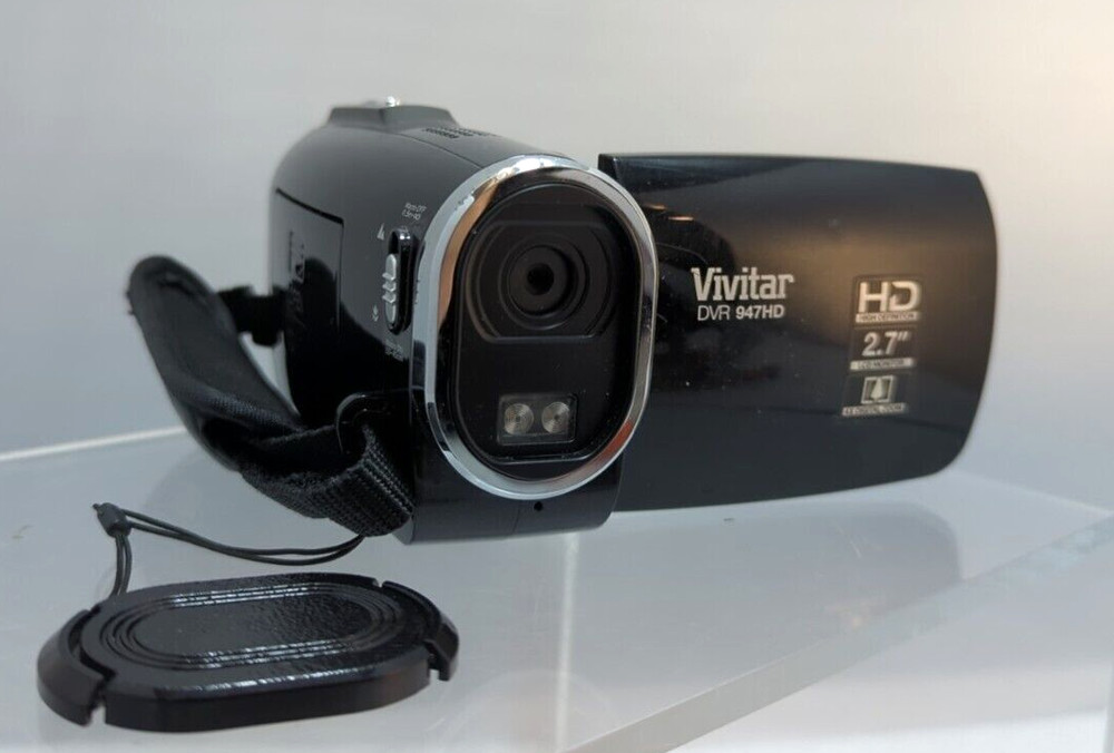 Vivitar DVR 947HD Video Camera - Black