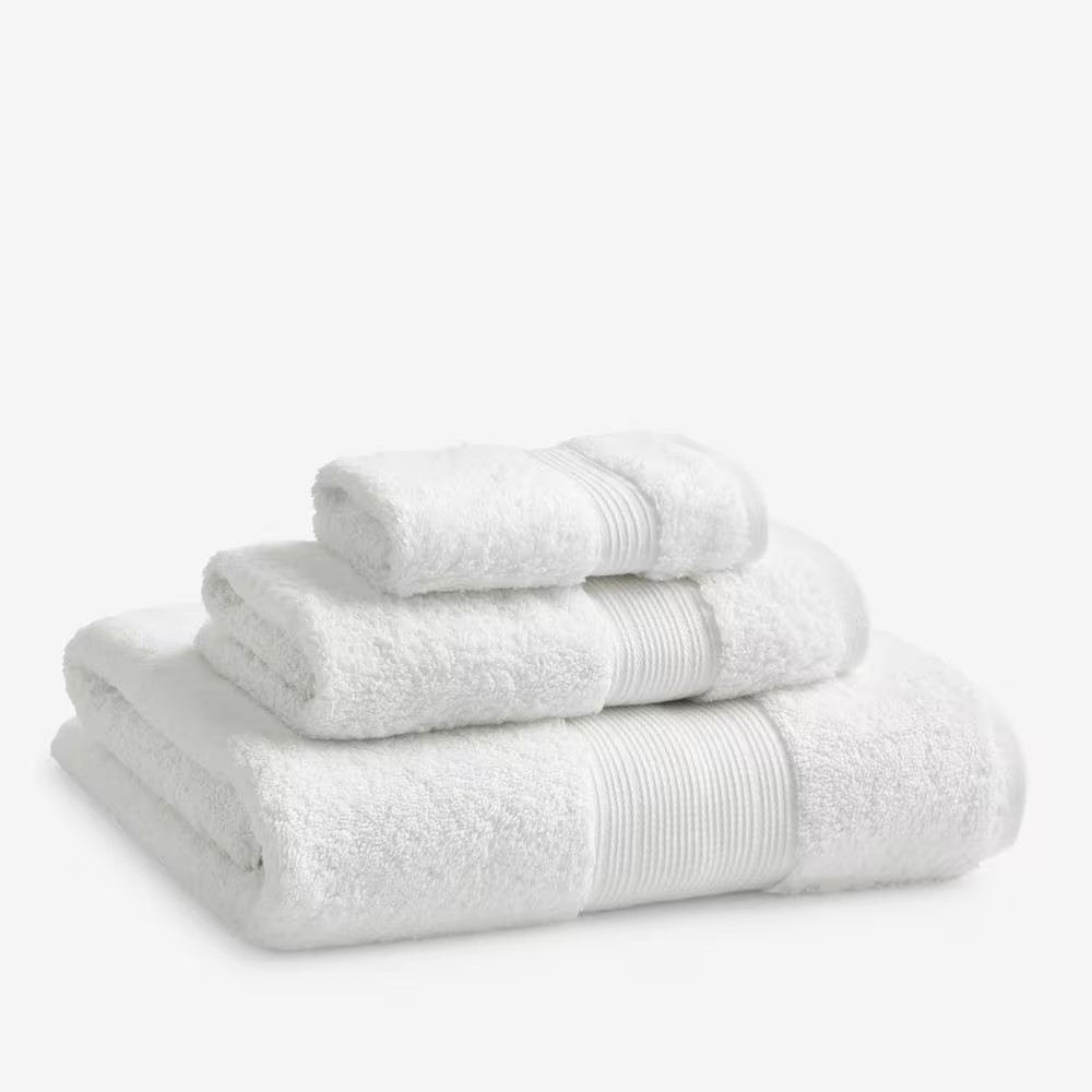 Legends Regal White Solid Egyptian Cotton Bath Towel