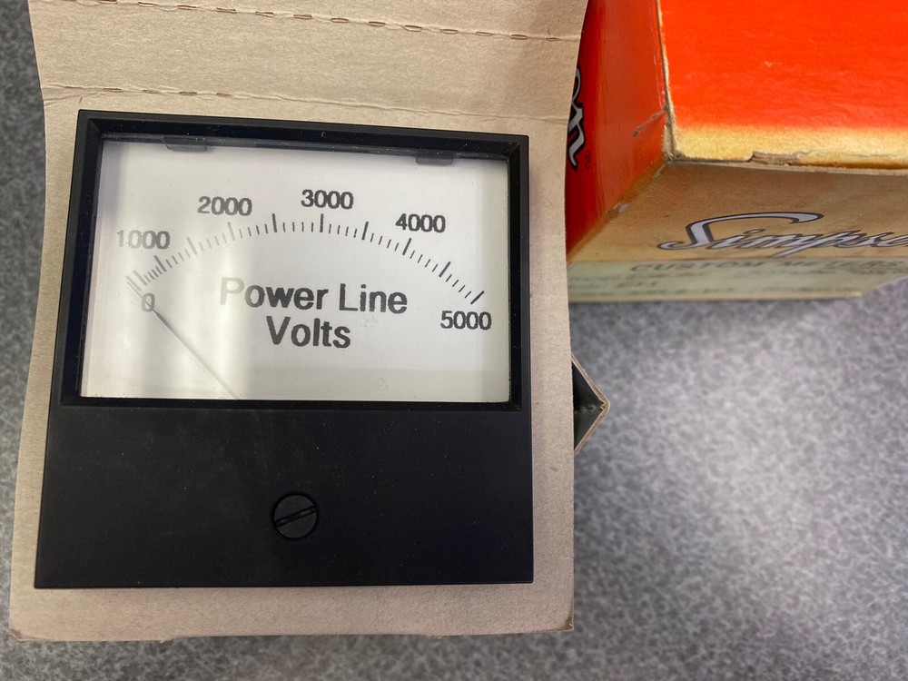 *NEW* Simpson Range 0-100 Scale 0-5000 Model 2153 Custom Meter