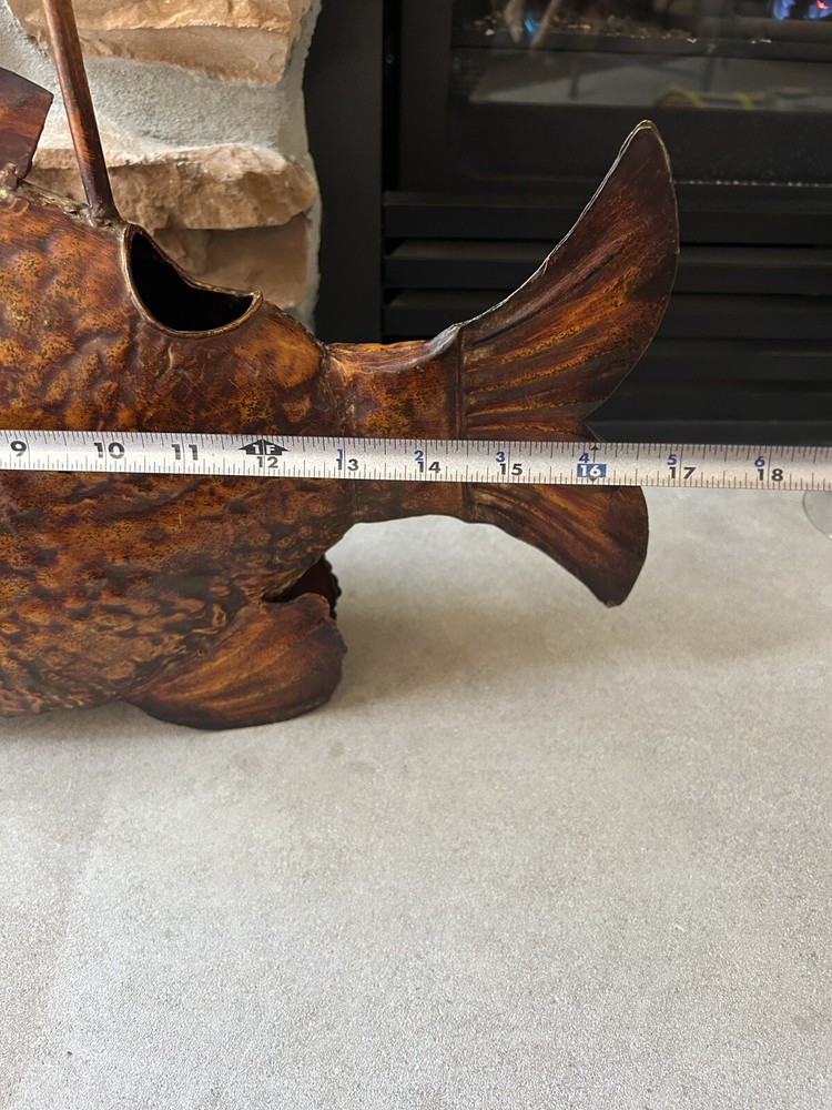 Whimsical Fish Watering Can Art
