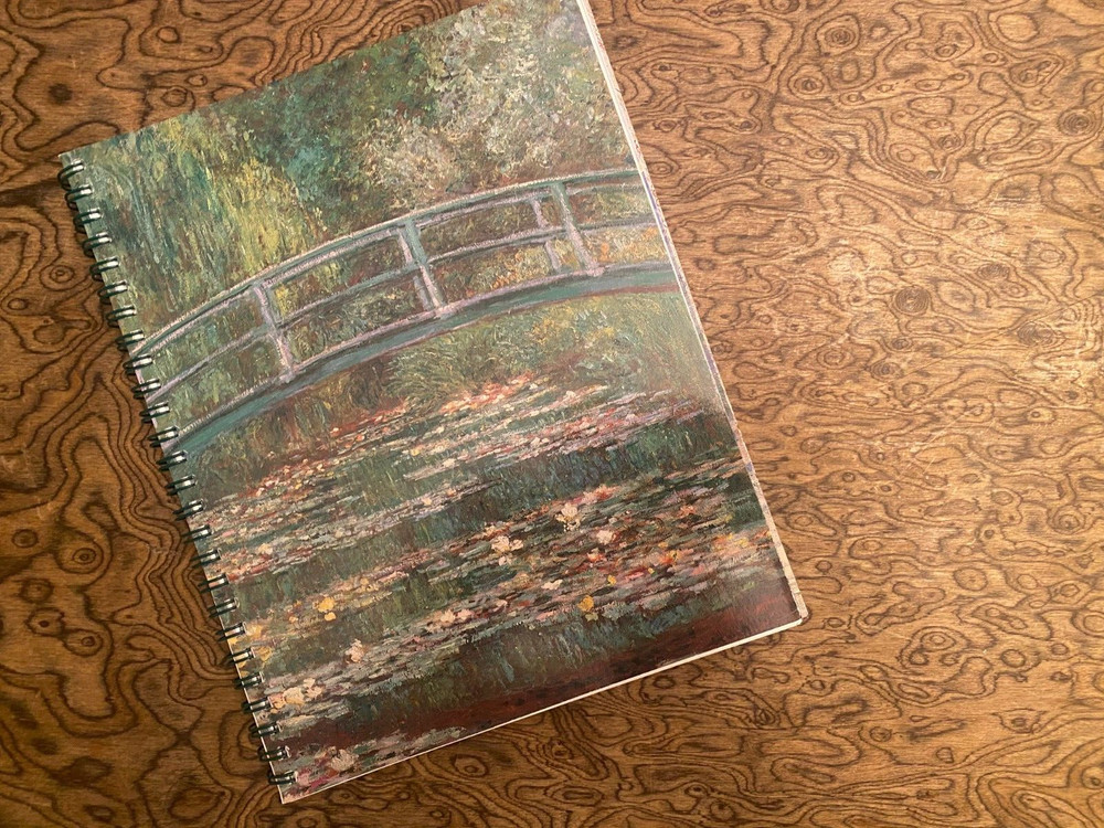 Claude Monet 1999 Calendar Notebook Engagement Art Book MINT