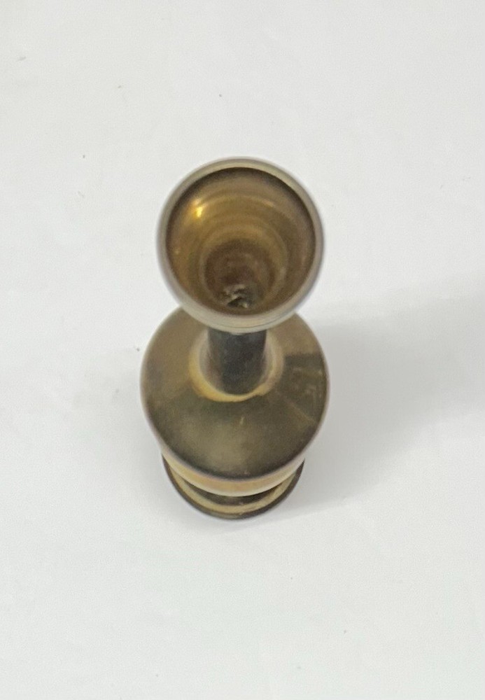 Vintage Solid Brass Bud Vase 7" Made In India