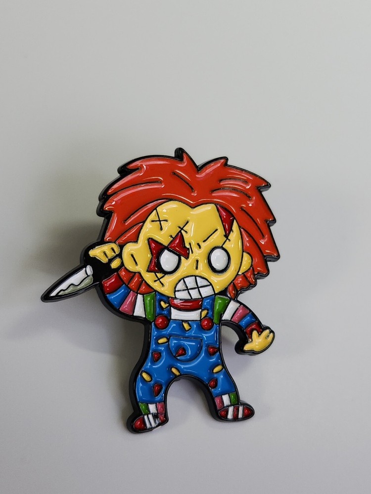 Scary Chucky Doll Lapel Pin