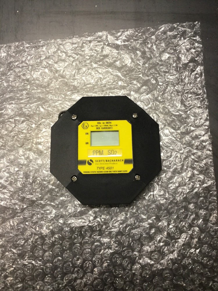 PRE-OWNED, SCOTT/BACHARACH, TYPE 4501, GAS DETECTOR, INTERFACE ONLY. (13J-1)