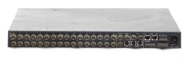 PELCO GENEX 16 CHANNEL SECURITY CAMERA DUPLEX COLOR MULTIPLEXER MODEL MX4016CD