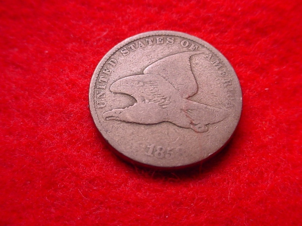 1858 FLYING EAGLE CENT GREAT CENT!!   #155