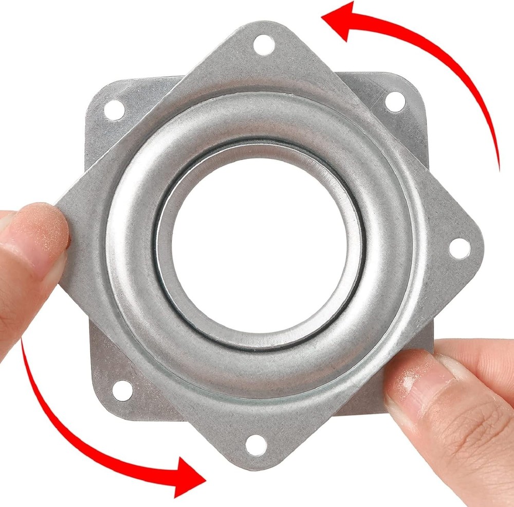 Effortless 2" Lazy Susan Turntable - 200 LBS Load Capacity, Low Profile Design