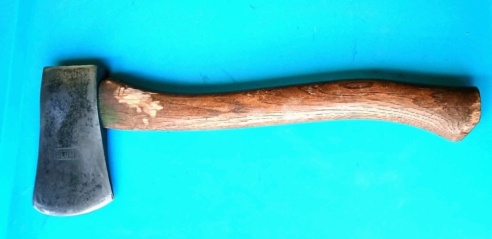 Vintage PLUMB Small Hatchet Camp Axe Original Handle