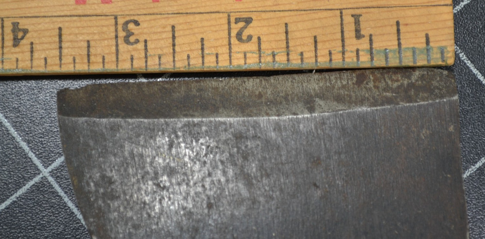 TRUE TEMPER - FLINT EDGE - U.S.A. MARKED - HALF HATCHET WITH ORIGINAL HANDLE