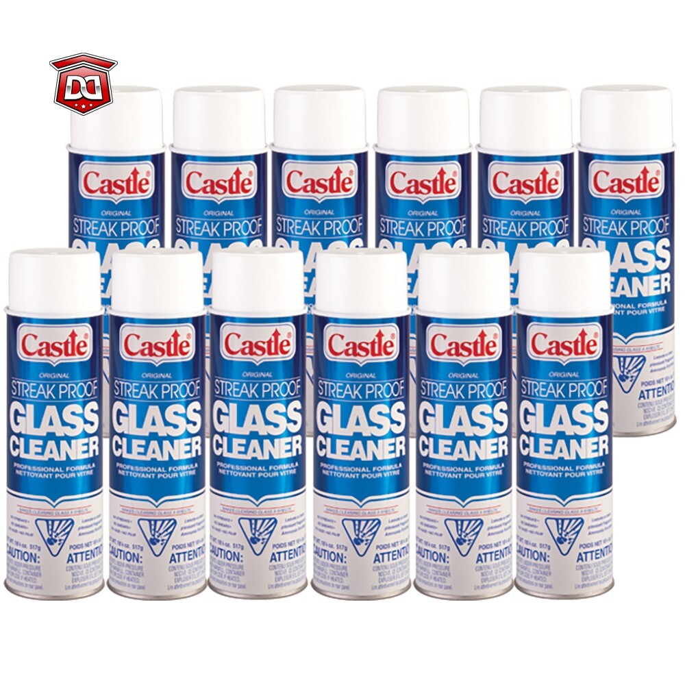 Castle Streak Proof Glass Cleaner (12 Pack)