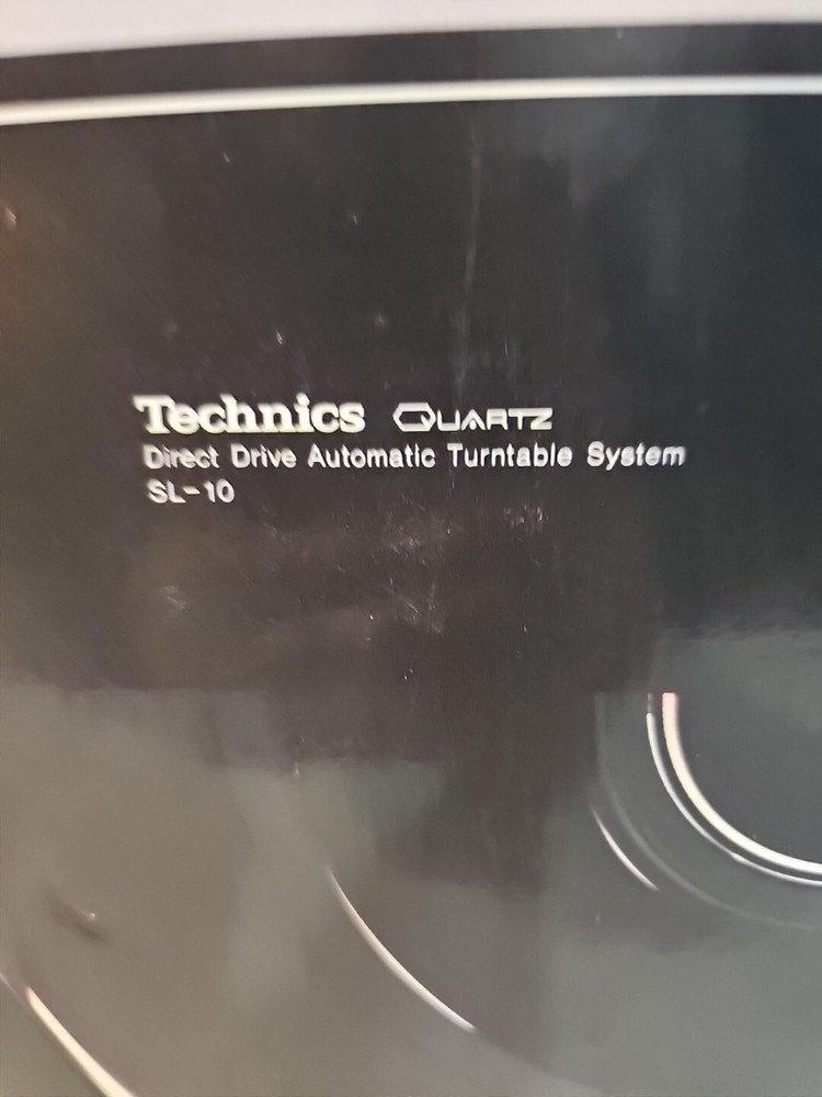 Technics SL-10 Automatic Turntable Quartz Direct Drive Original Box and Manual