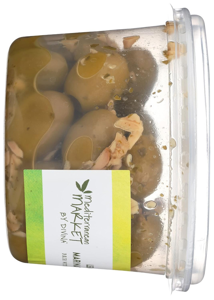 Pitted Marinated Lemon Garlic Olives, 8.1 OZ