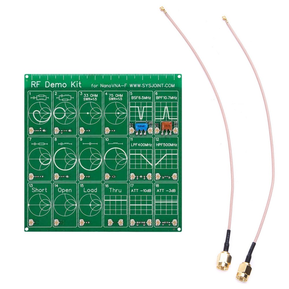 Radio Frequency RF Tester PCB Board Vector Network Analyzer Kit For Nano VNA-F