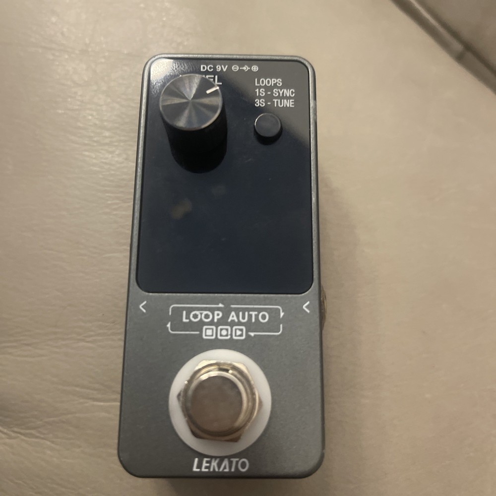 LEKATO Auto Loop Effects Pedal Guitar Loop Station