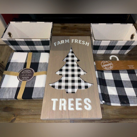 Buffalo Plaid Holiday Bundle All New with tags