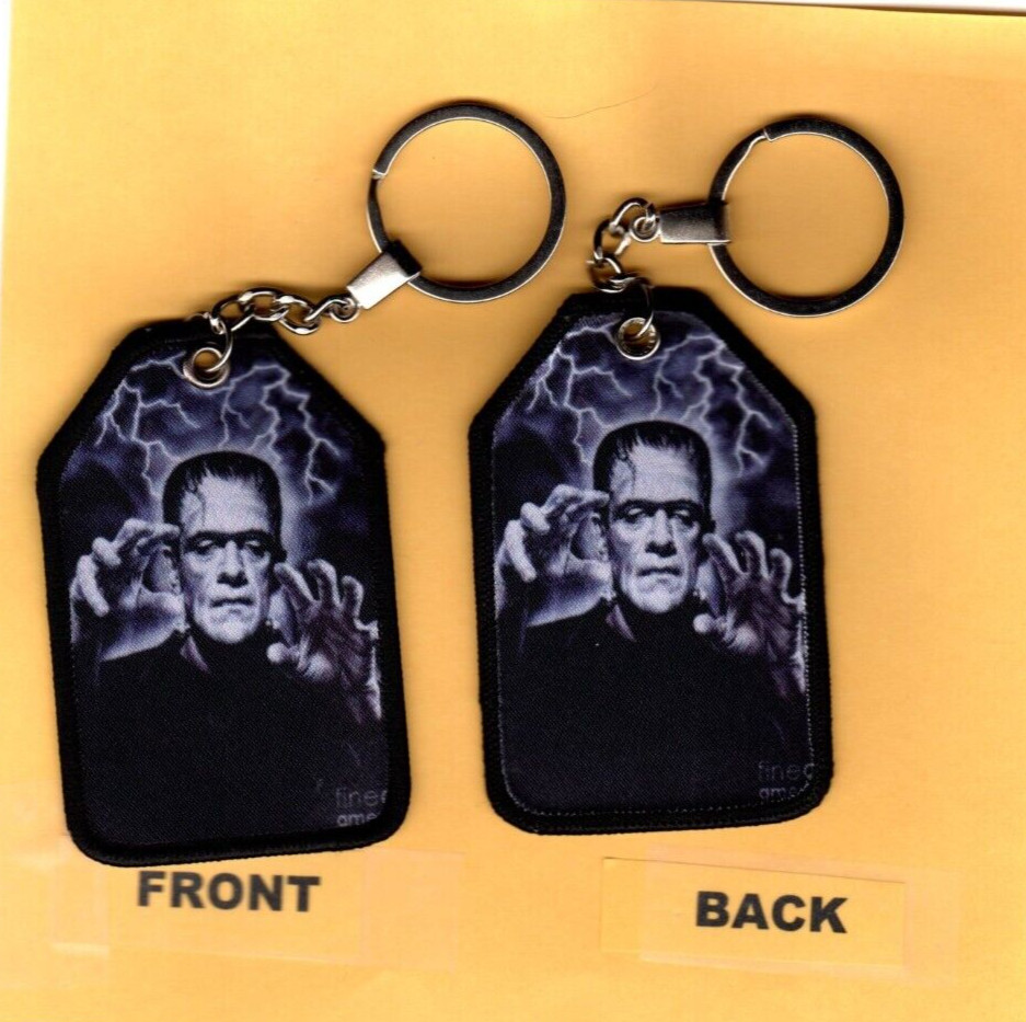 FRANKENSTEIN   SUBLIMATION   Key Chain APPROX SIZE 3.5X2.25"