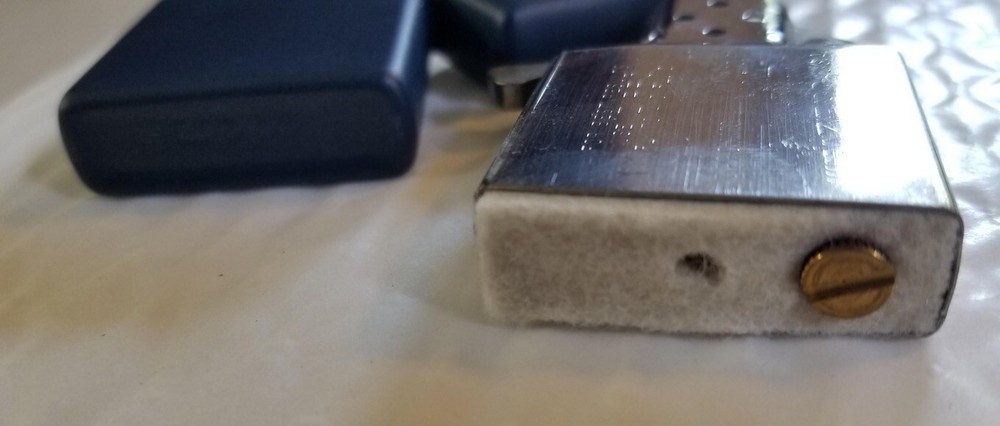 ZIPPO GORE (TEX) Creative Technolgies Matte Blue 1986 LIGHTER