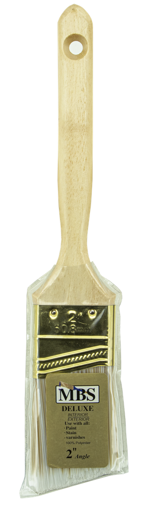 Angled Paint Brush 2" Width 100% Polyester For all Paints Interior/Exterior