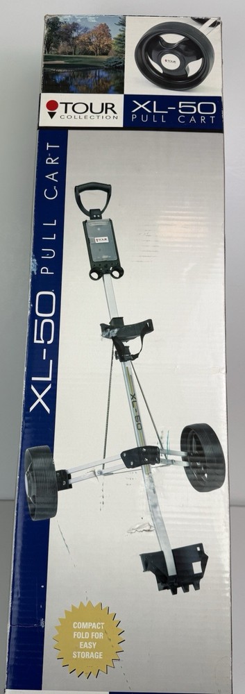 TOUR COLLECTION XL-50 Pull Cart Compact Fold for Easy Storage - New in Packaging