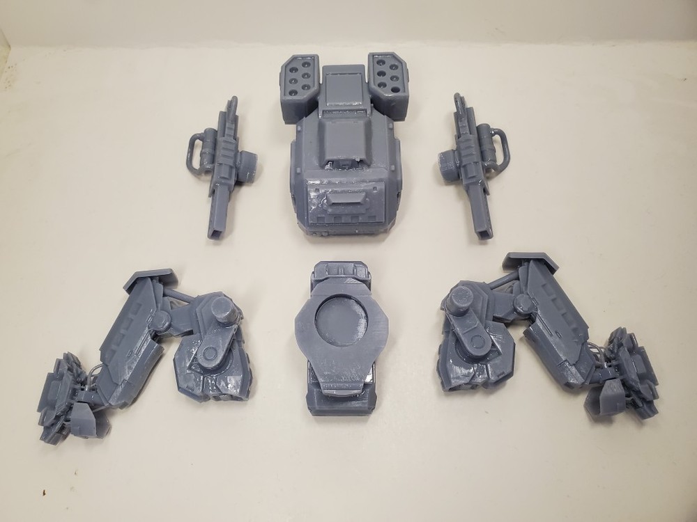 Helldivers 2 Automaton War Assault Strider Miniature