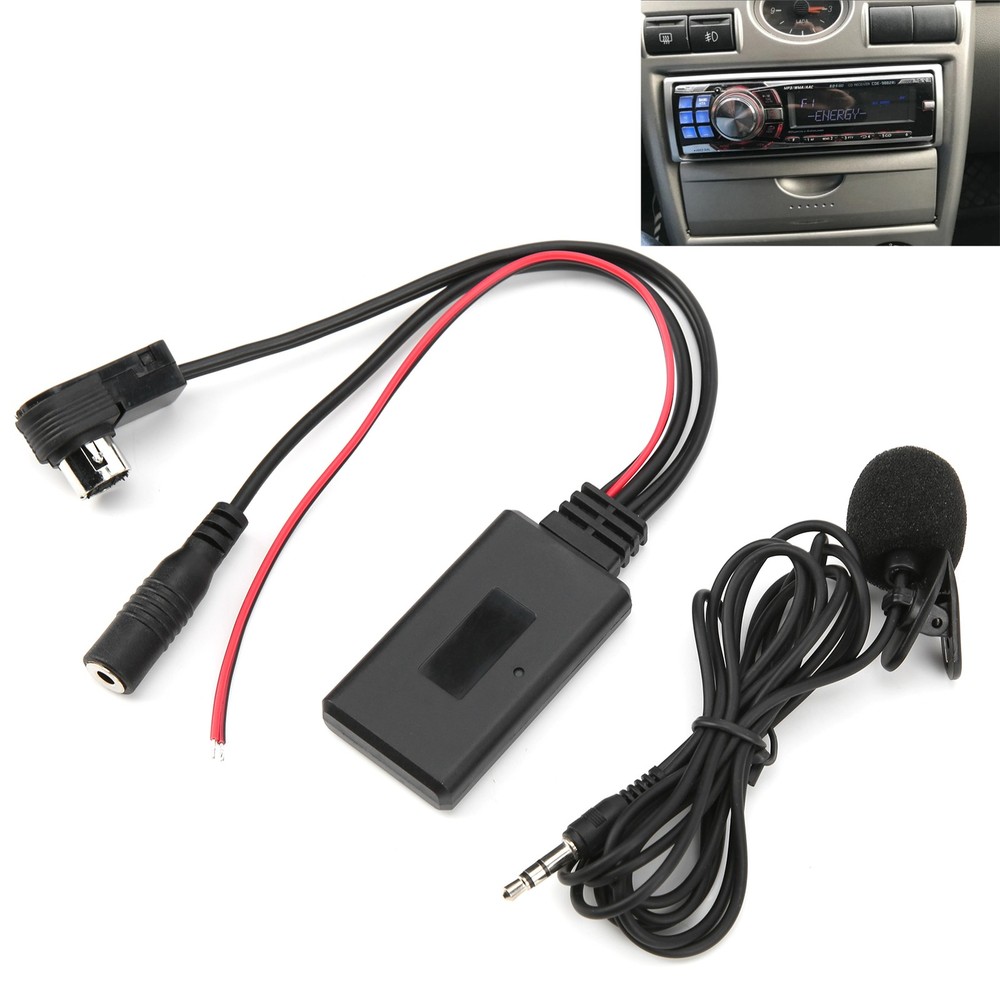 BT AUX Adapter Cable Replacement With Microphone For CDA-9857 CDA-9886