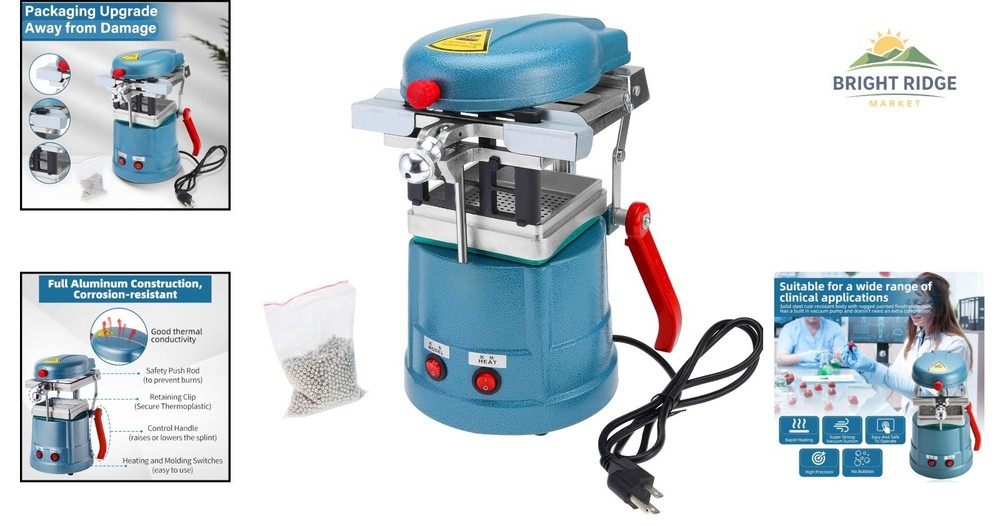 Professional Vacuum Forming Tool with Symmetrical Heating for Uniform Results