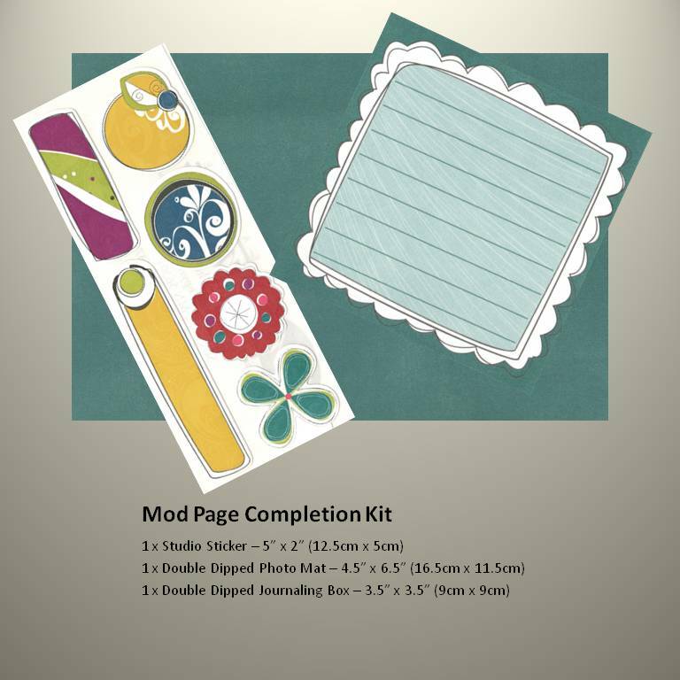 Creative Memories - MOD - DOUBLE DIPPED - Page Completion Kit