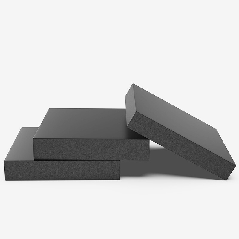 Solid Silicone Square Black Rubber Sheet Lap Block Shock Absorbing Pad Plate