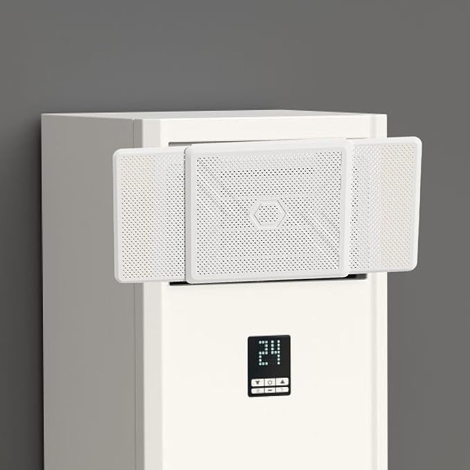 Air Conditioner Deflector for Window Floor Vent Units Lightweight Adjustable PP