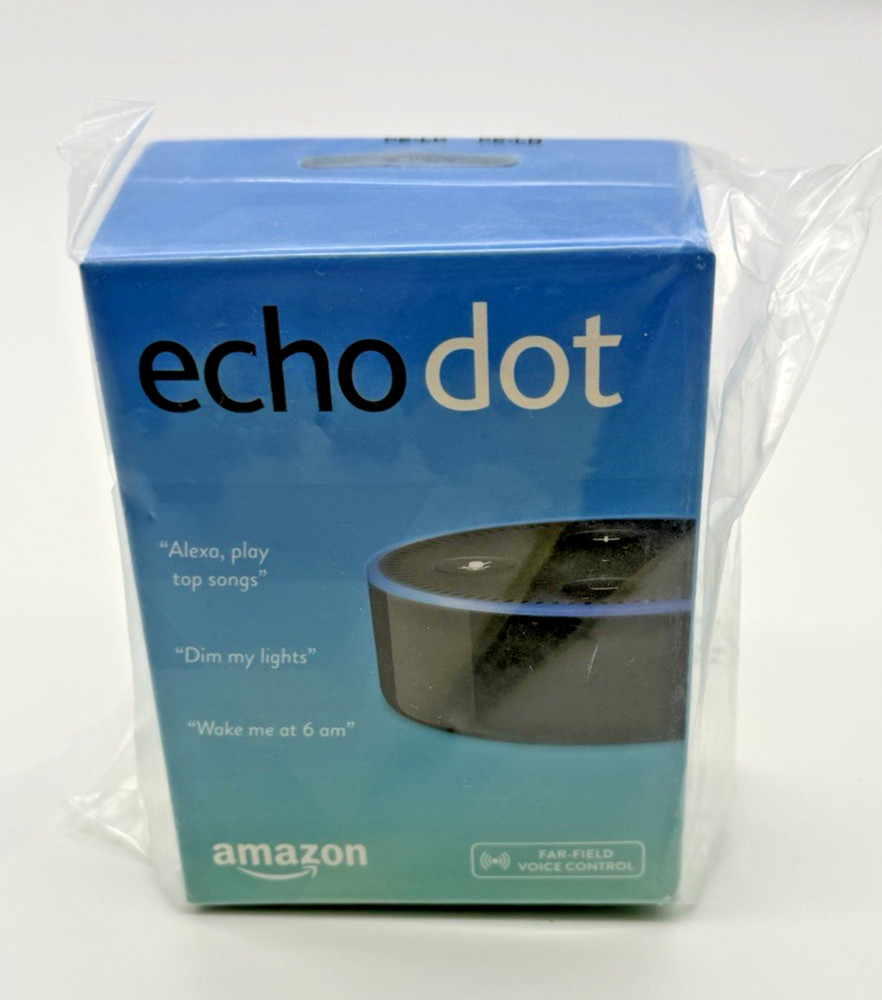 Amazon Echo Dot 2nd Generation Smart Speaker - Black (RS03QR)