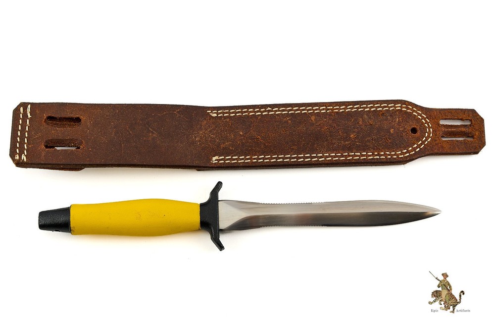 1971 Gerber Mark II Dive Knife with Leather Sheath