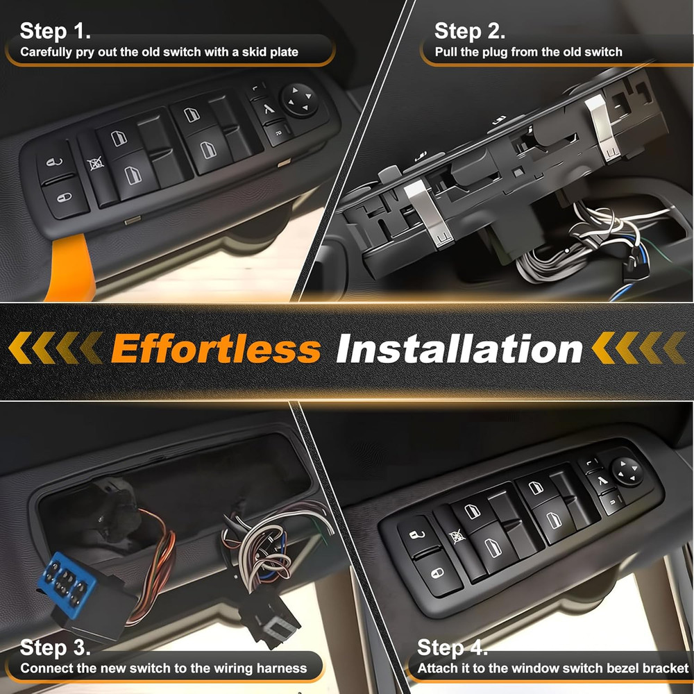 2016-2023 Tacoma Front Left Driver Side Power Window Switch–Compatible