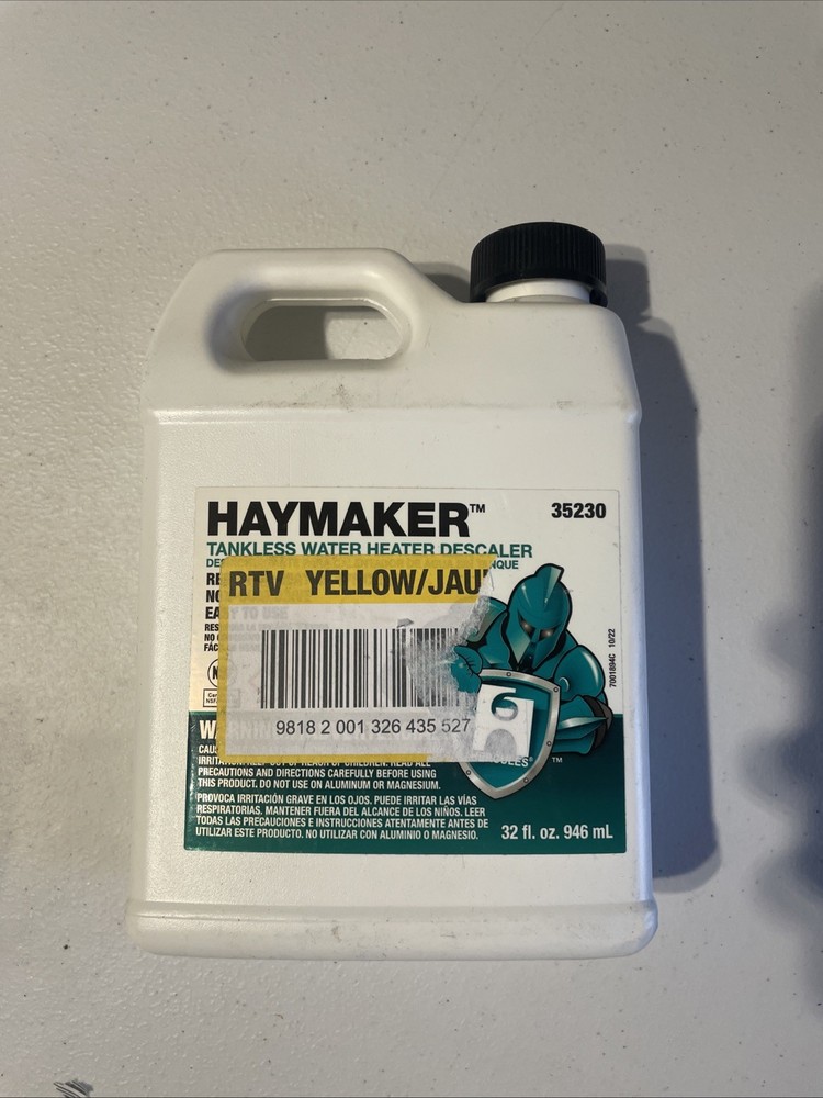 Hercules Haymaker 32 Oz. Ready To Use Tankless Water Heater Descaler 35230
