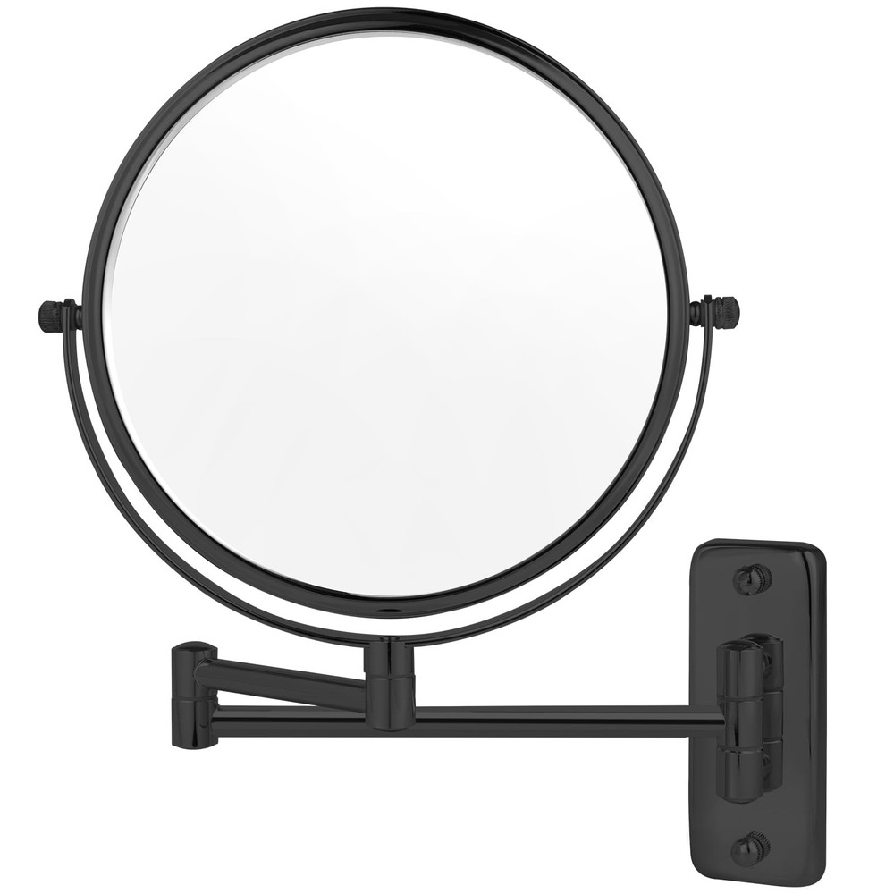 8” Wall Mounted Makeup Mirror with10X Magnification, Double Sided Shaving Mir...