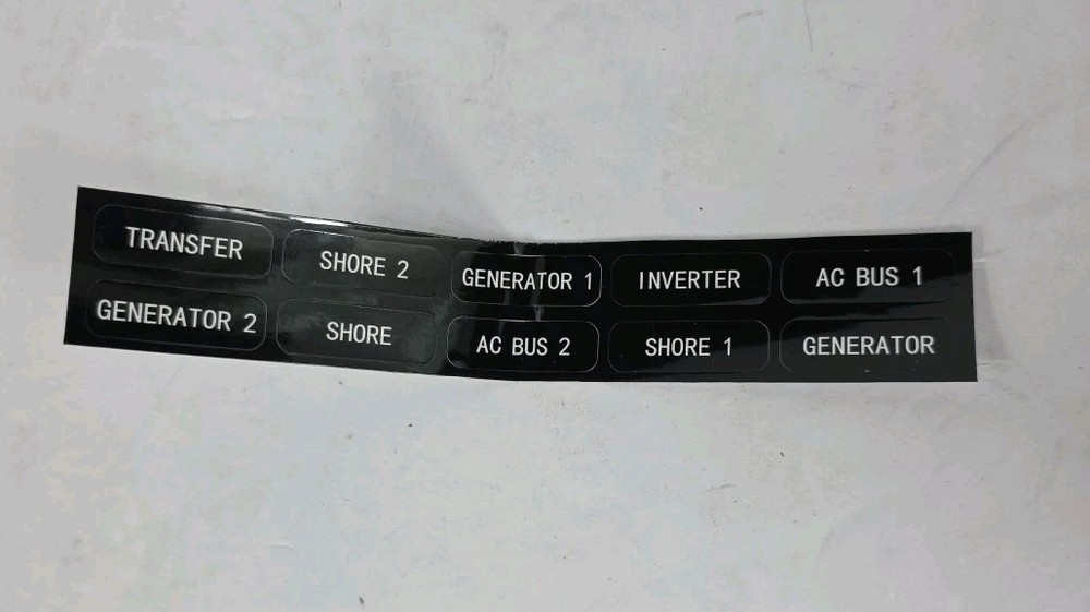 Efficient 120V Rotary Switch Panel with LED Indicators - Ideal for RVs & Boating