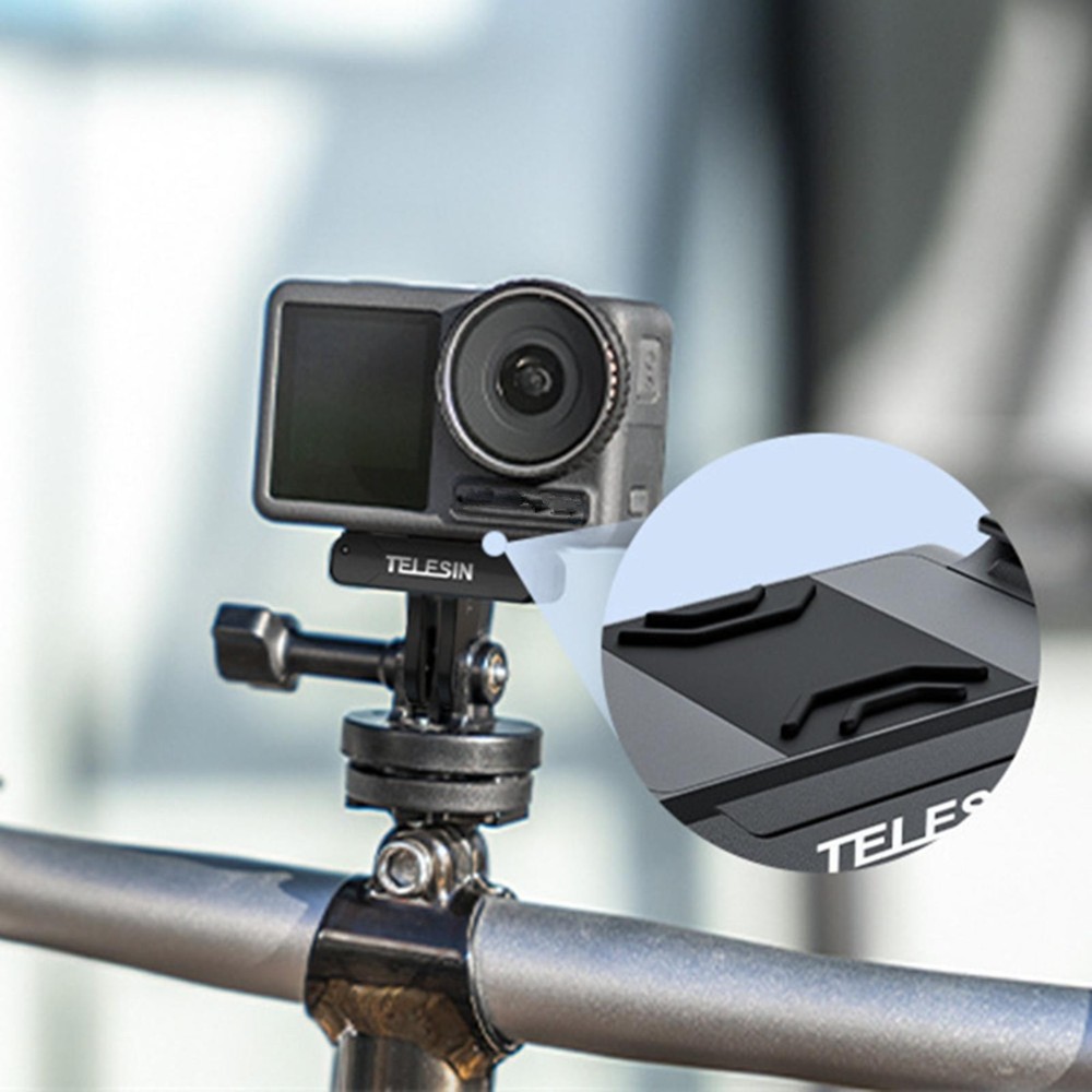 Magnetic Two Claw Adapter Neck Mount Connecter Base For DJI OSMO Action 3