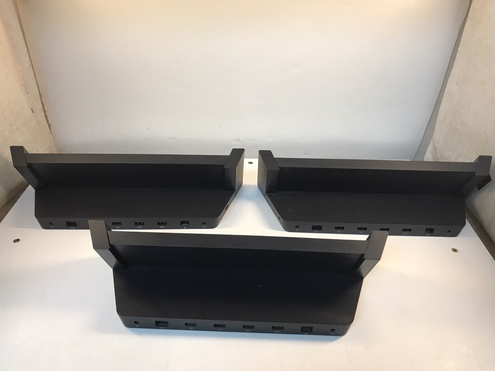 Lot of 3 Microsoft Surface Docking Stations Model 1664 TESTED See Description