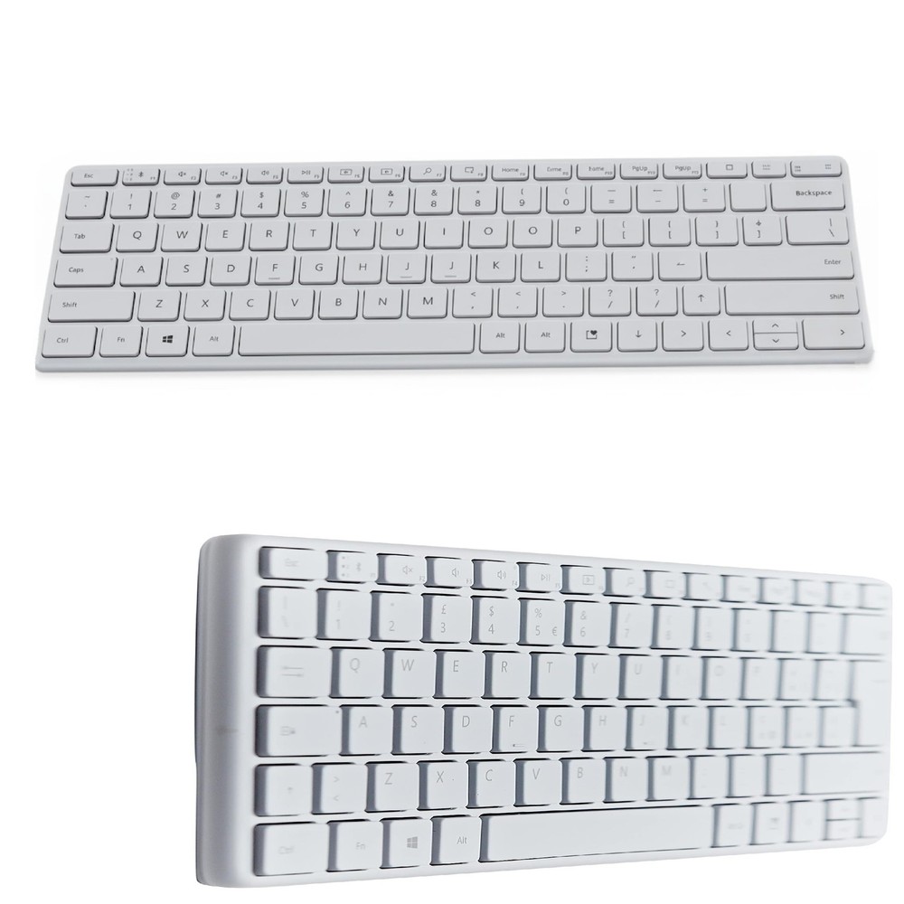Microsoft Designer Compact Keyboard - Slim Portable Wireless Bluetooth Keyboard