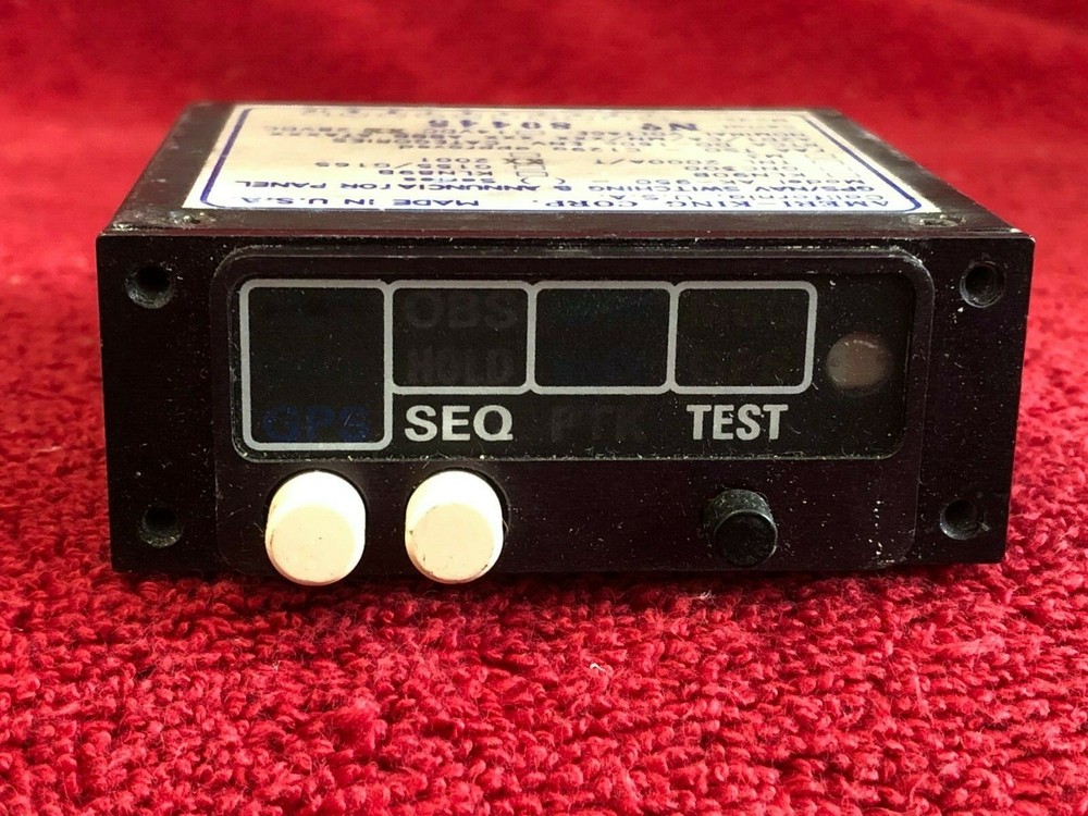 AMERI-KING AK 950-2001 GPS/NAV SWITCHING AND ANNUNCIATOR PANEL